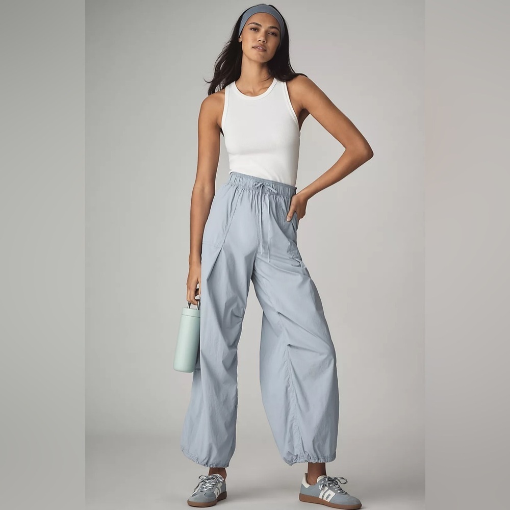 NWT! Anthropologie Blue and White Daily Practice Messa Jumpsuit - Size XL 🔎